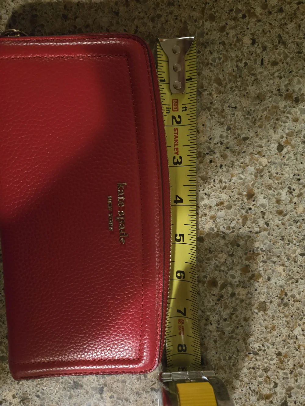 kate spade Red Leather Zip Wallet